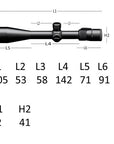 Vortex Viper 6.5-20x50 PA Richtkijker, Dead-Hold BDC Dradenkruis (MOA)