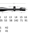 Vortex Viper 6.5-20x50 PA Richtkijker, Dead-Hold BDC Dradenkruis (MOA)