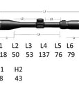 Vortex Diamondback 3,5-10x50 Richtkijker, Dead-Hold BDC Dradenkruis (MOA)