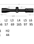 Vortex Diamondback Tactical 4-16x44 FFP Richtkijker, EBR-2C Dradenkruis (MRAD)