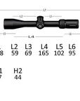 Vortex Diamondback Tactical 6-24x50 FFP Richtkijker, EBR-2C Dradenkruis (MRAD)