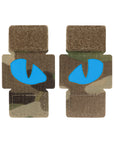 Patch Tiger Eyes Laser Cut (couple)