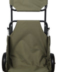 Stealth Gear Transport Trolley M2 Bosgroen met Zonnedak