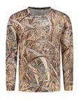 Stealth Gear T-shirt Lange Mouw Camo Rietprint maat M