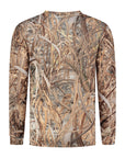 Stealth Gear T-shirt Lange Mouw Camo Rietprint maat L