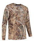 Stealth Gear T-shirt Lange Mouw Camo Rietprint maat L