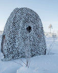 Buteo Photo Gear 3D leafs Camouflagenet Sneeuw 2,4x3 m