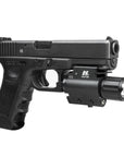 NC Star Weapon Mounted Light 200L, with Green Laser - Quick Release Mount