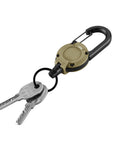 Keychain Carabiner with Cable