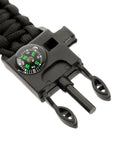M-Tac paracord bracelet with spark cutter, compass and whistle - Image 6