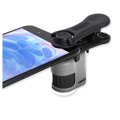Carson Zakmicroscoop MM-380 MicroMini 20x met Smartphone Adapter