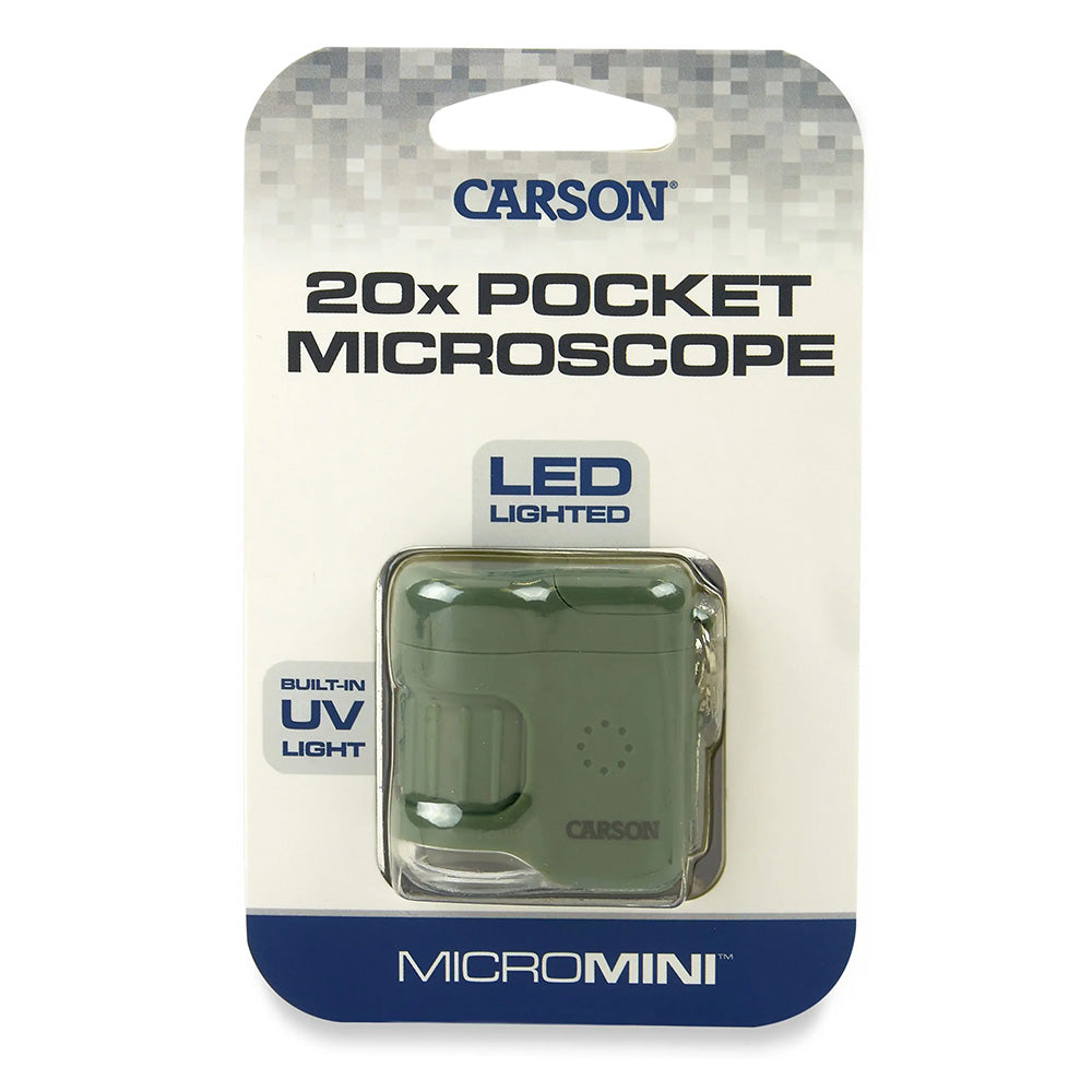 Carson Zakmicroscoop MicroMini 20x Groen