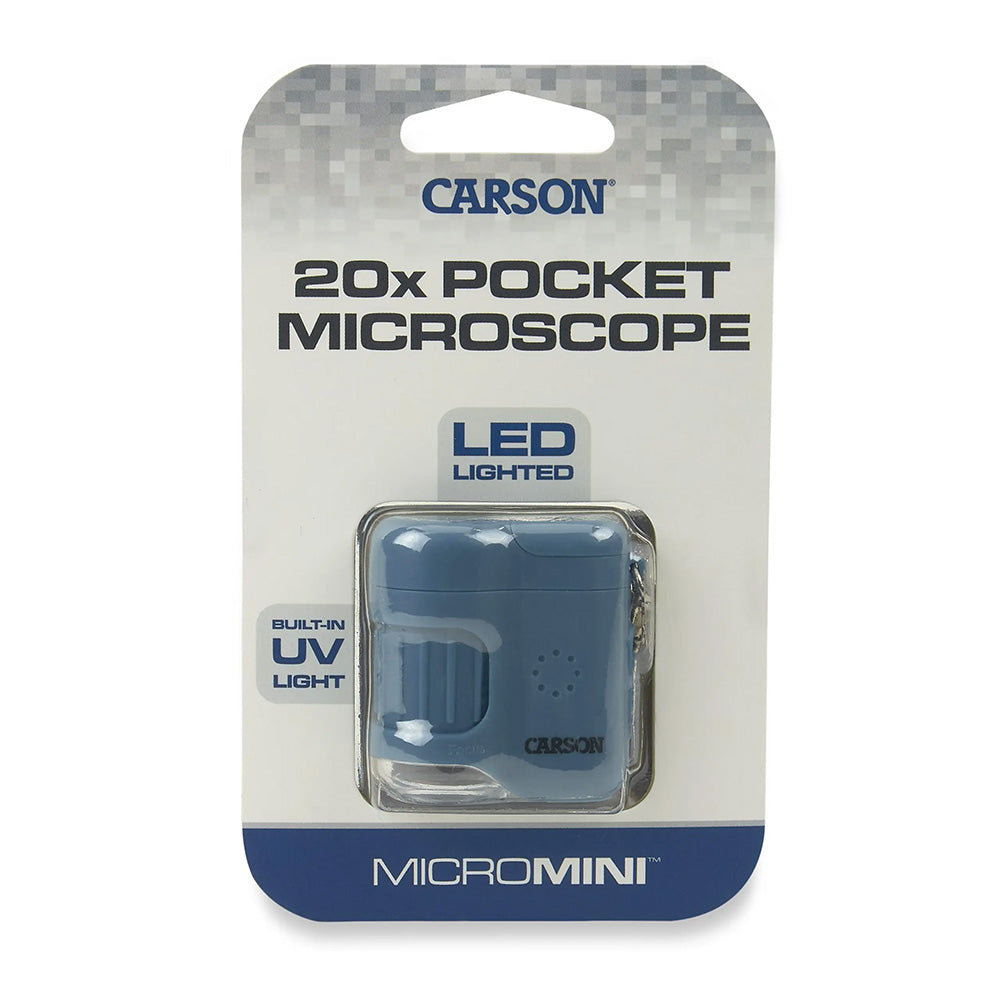 Carson Zakmicroscoop MicroMini 20x Blauw