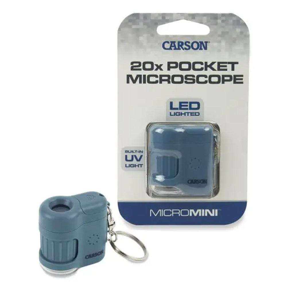 Carson Zakmicroscoop MicroMini 20x Blauw