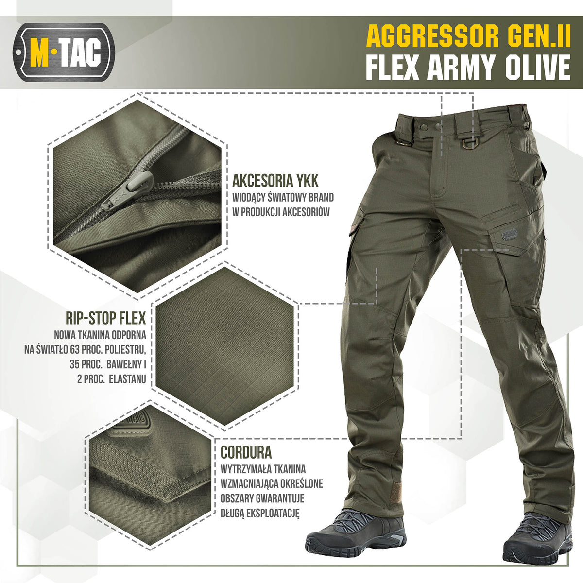 Tactical pants Aggressor Gen.II Flex