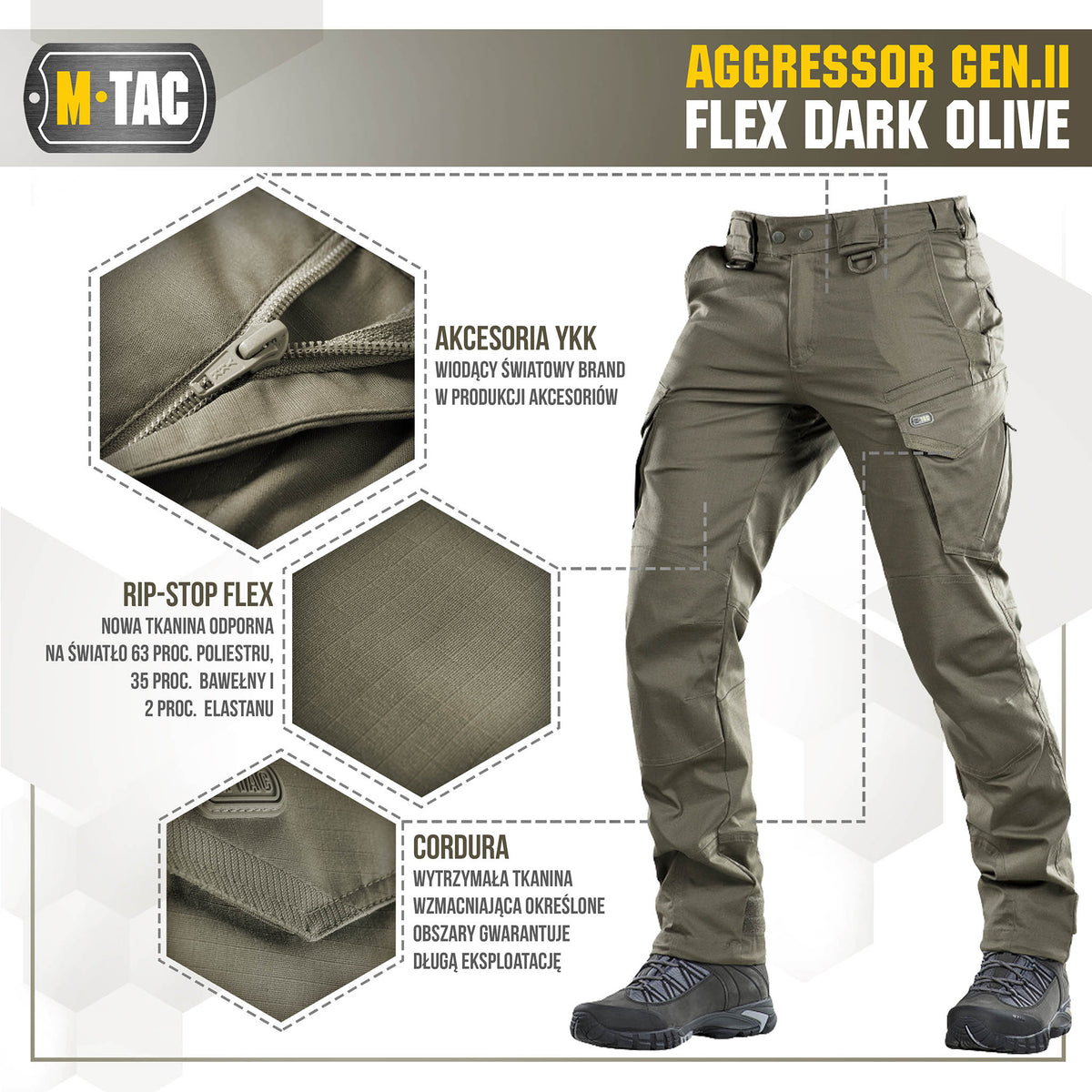 Tactical pants Aggressor Gen.II Flex