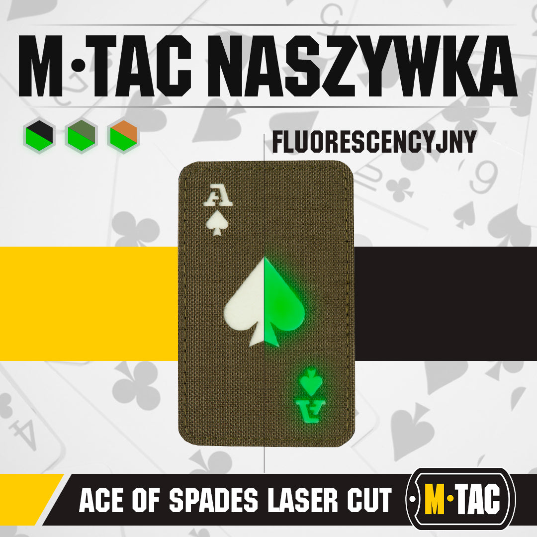 Patch Ace of Spades Laser Cut