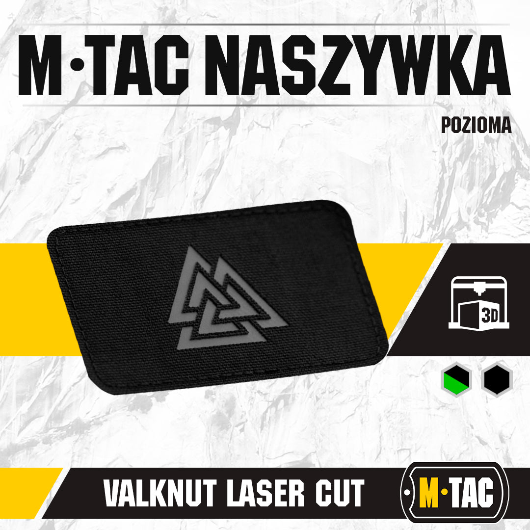 Patch Valknut horizontal Laser Cut