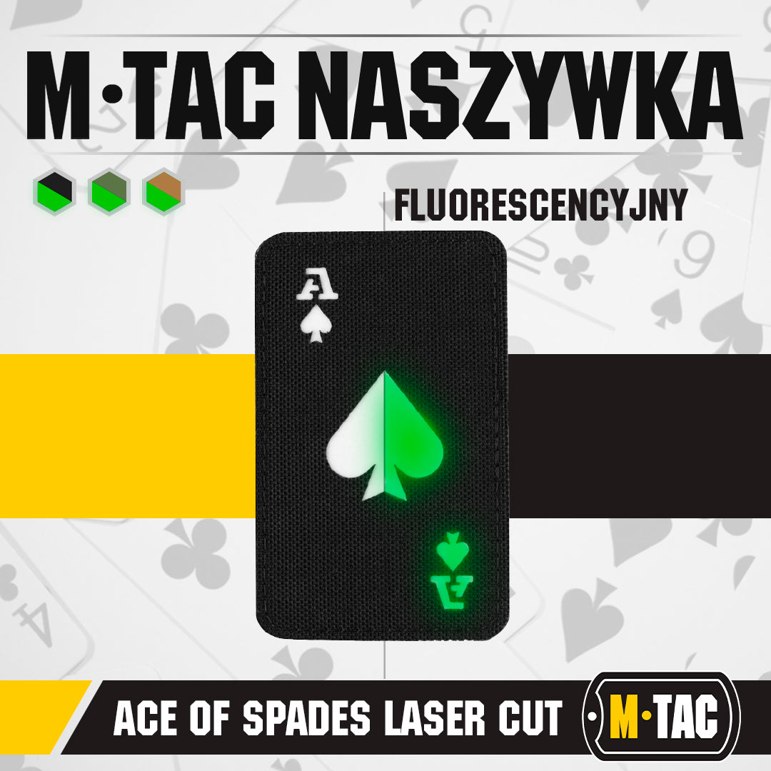Patch Ace of Spades Laser Cut