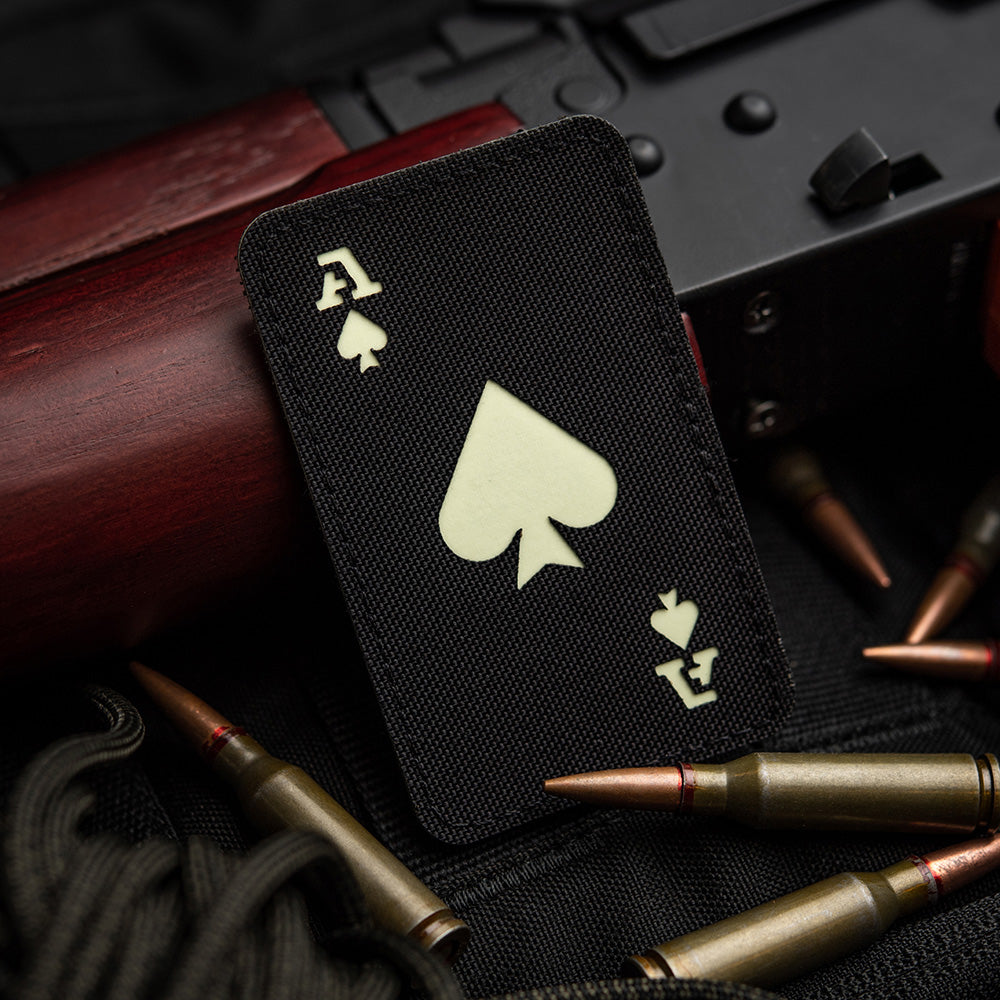 Patch Ace of Spades Laser Cut
