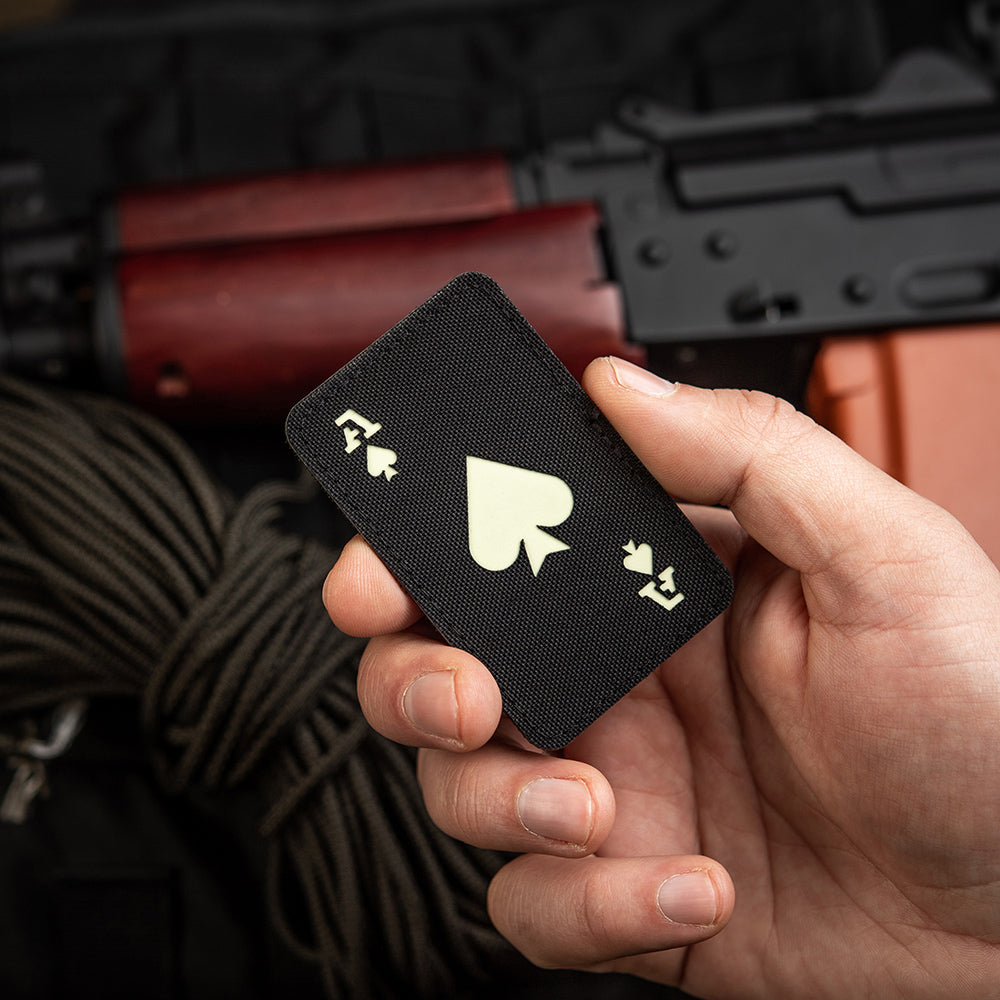 Patch Ace of Spades Laser Cut