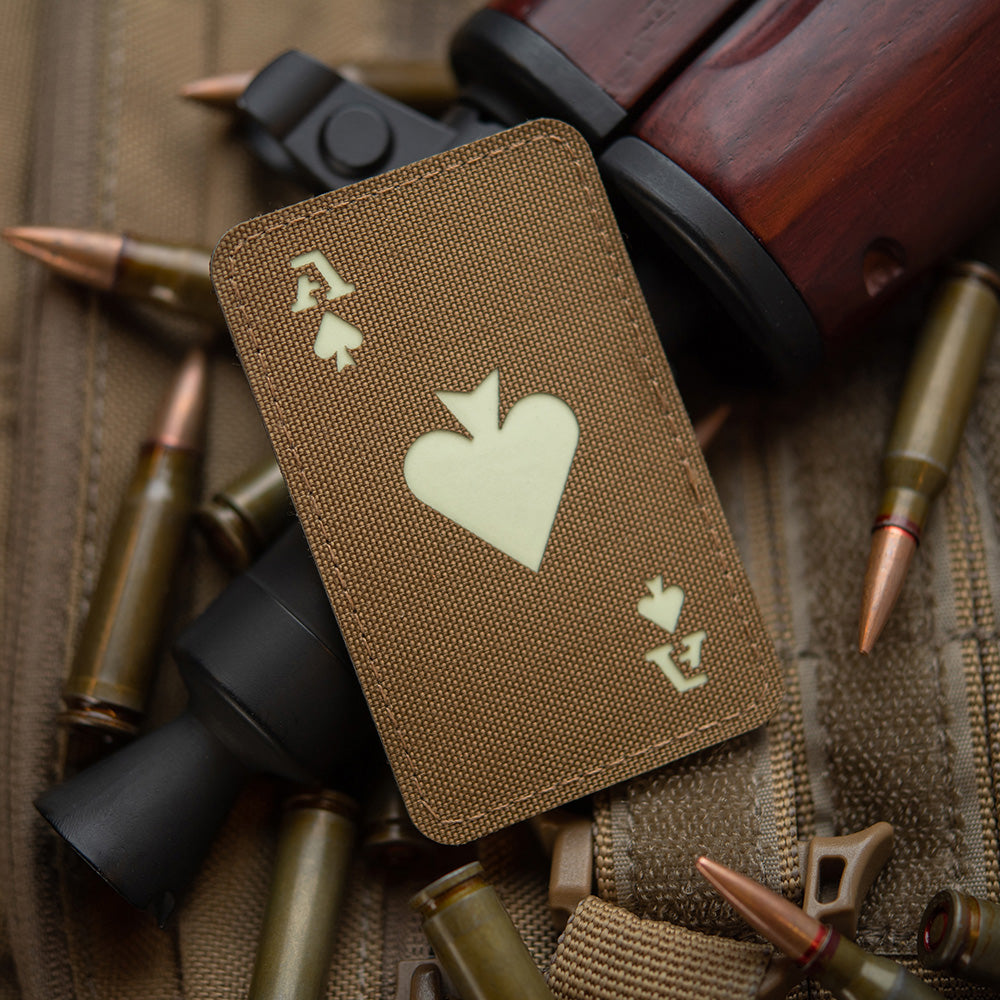 Patch Ace of Spades Laser Cut