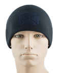 Fleece Tactical Watch Cap Beanie With Patch Panel (270g/m2)