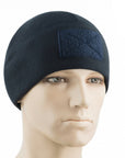 Fleece Tactical Watch Cap Beanie With Patch Panel (270g/m2)