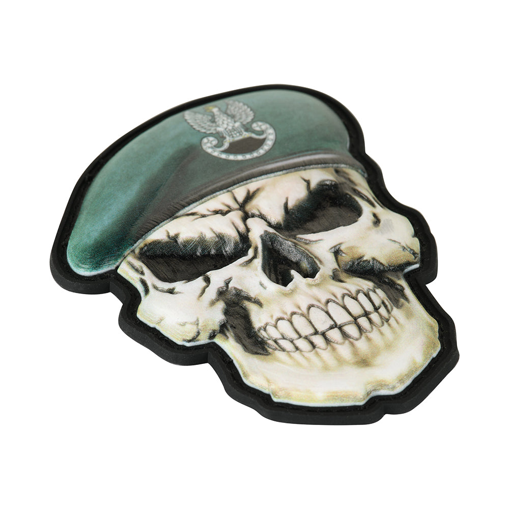 Patch skull in beret Poland (Special Forces)