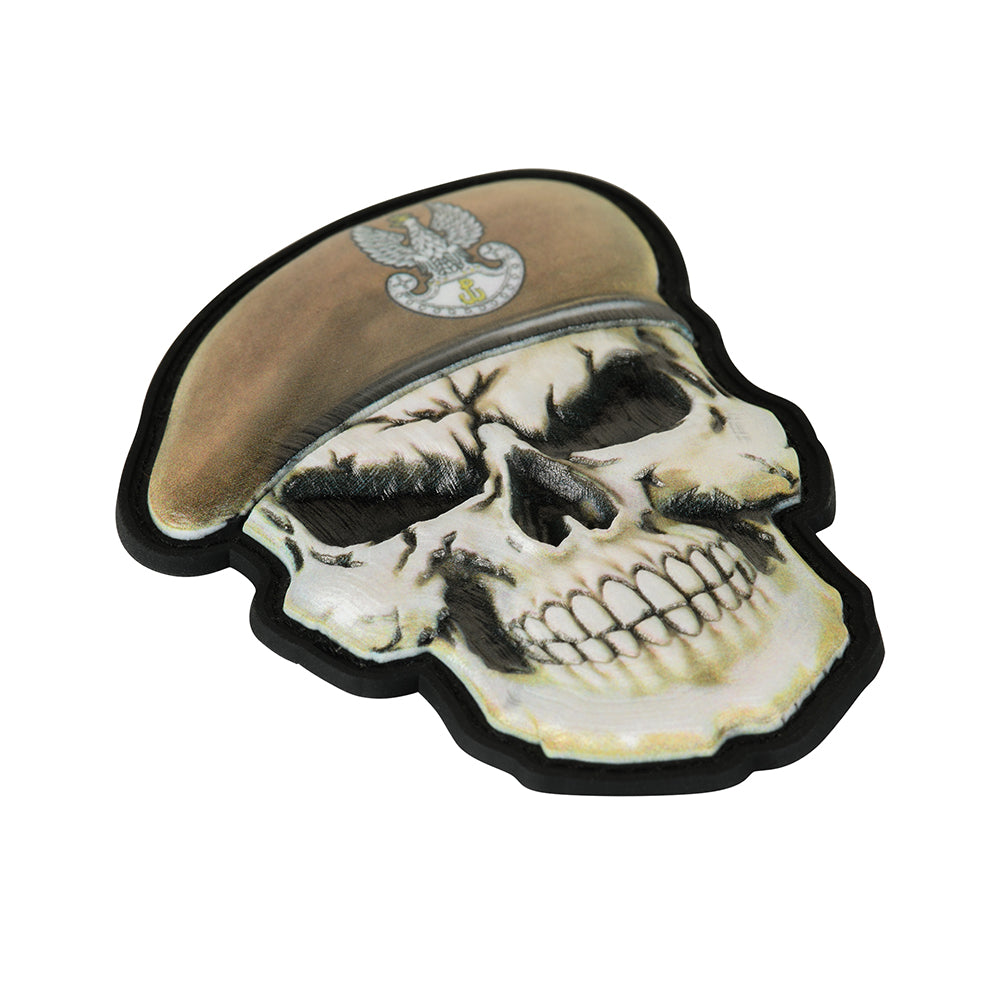 Patch skull in beret Poland (Territorial Defence Force)