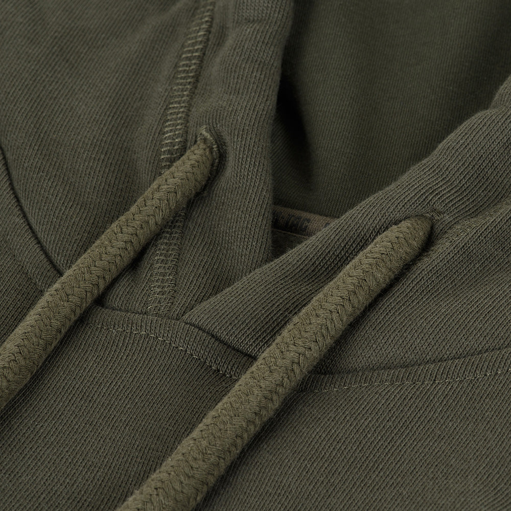 Cotton Raglan Hard Hoodie