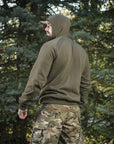 Cotton Raglan Hard Hoodie