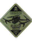 Sticker Drone Zone Large