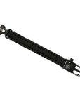 Paracord Bracelet With Sspark Cutter, Compass and Whistle