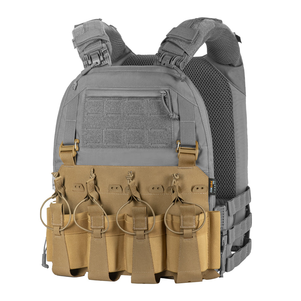 Front Panel for plate carrier Cuirass QRS for 4 Magazine