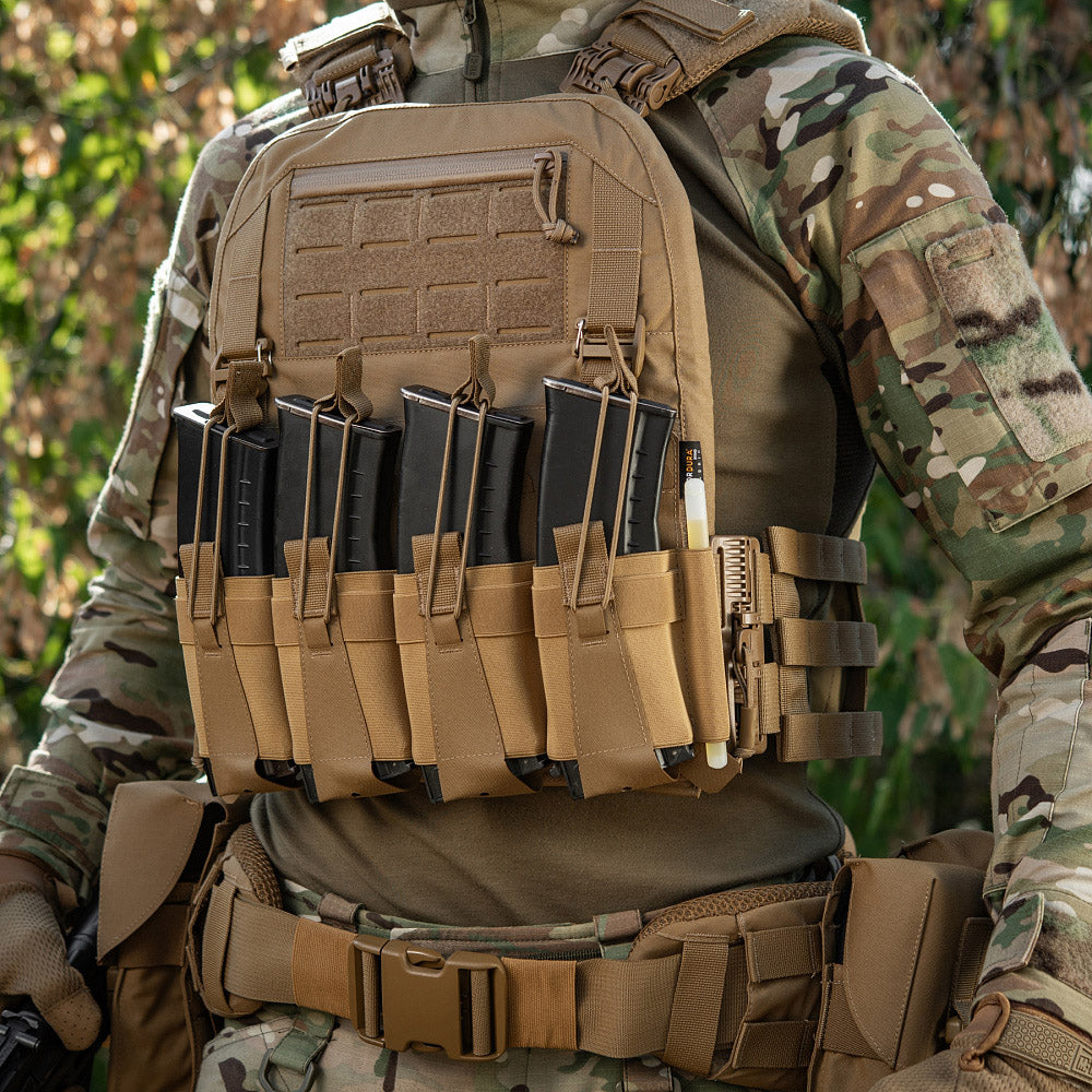 Front Panel for plate carrier Cuirass QRS for 4 Magazine