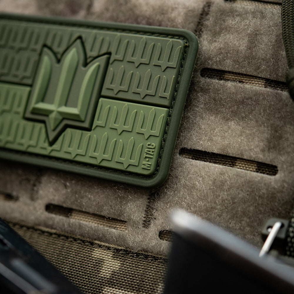 Patch the flag of Ukraine with the trident of the Armed Forces of Ukraine PVC