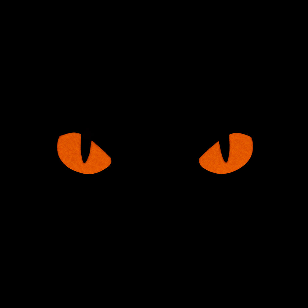 Patch Cat Eyes Laser Cut