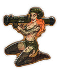 Sticker Tactical girl 