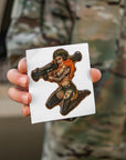 Sticker Tactical girl 