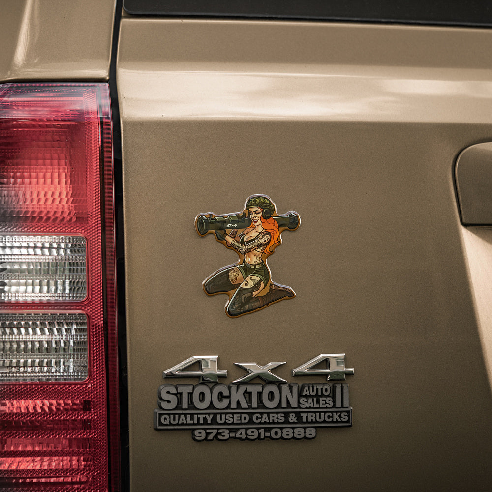 Sticker Tactical girl 