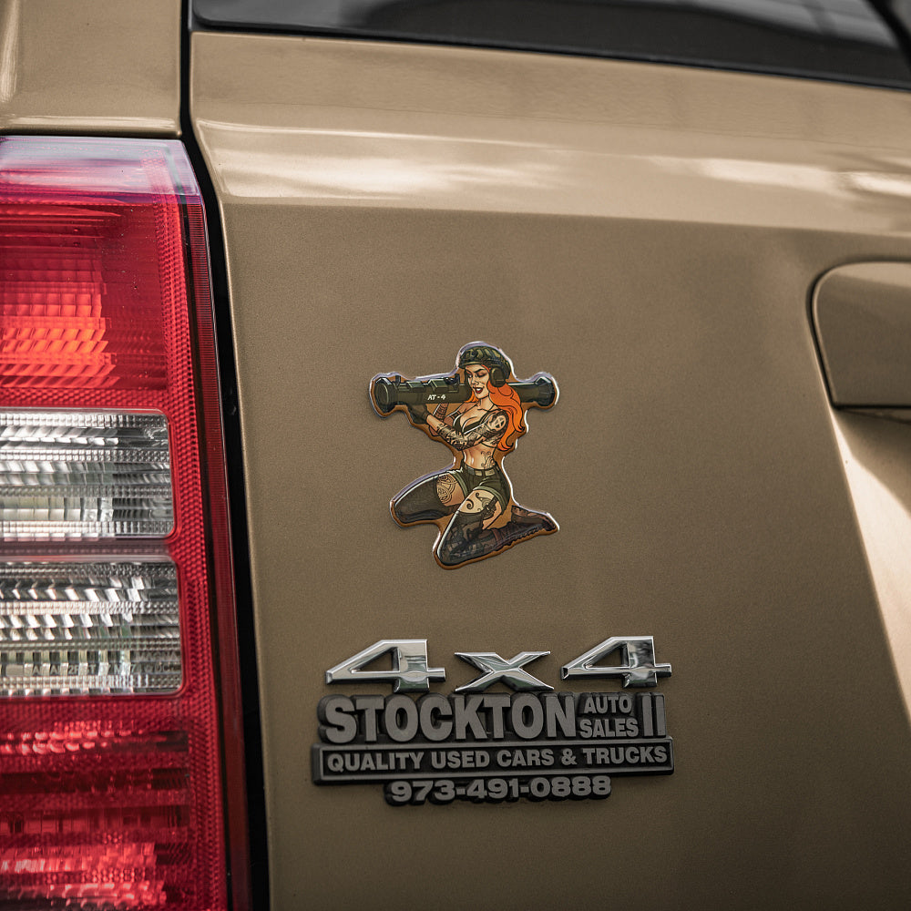 Sticker Tactical girl 