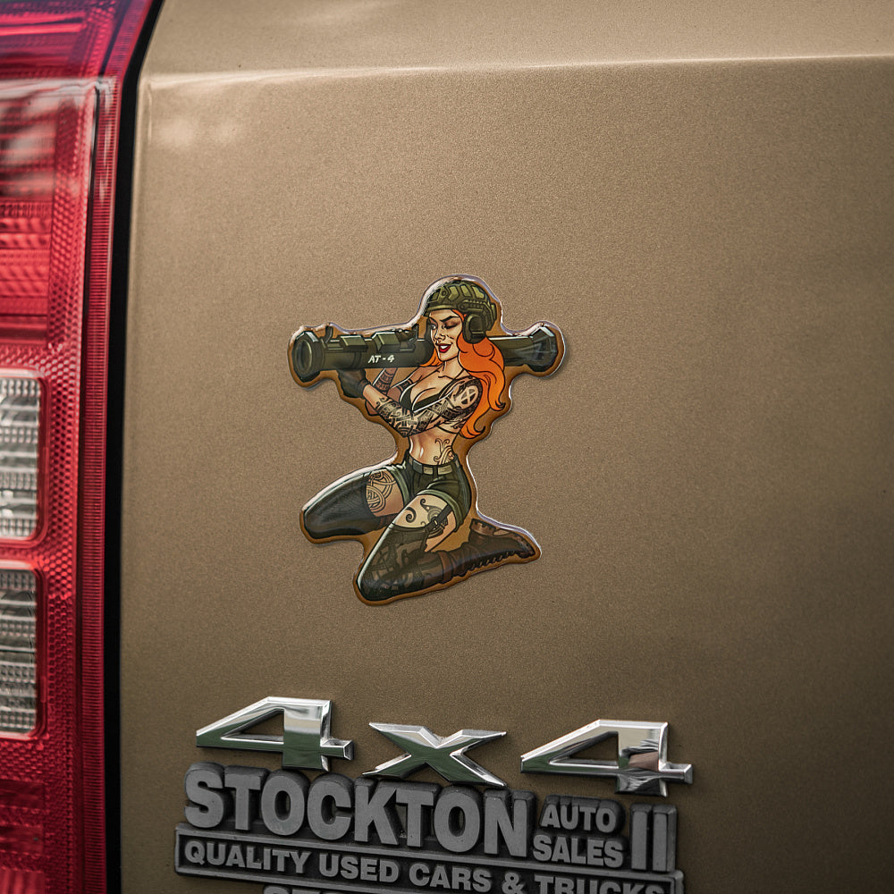 Sticker Tactical girl 