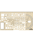 Ecopybook small Tactical ruler Protractor NATO