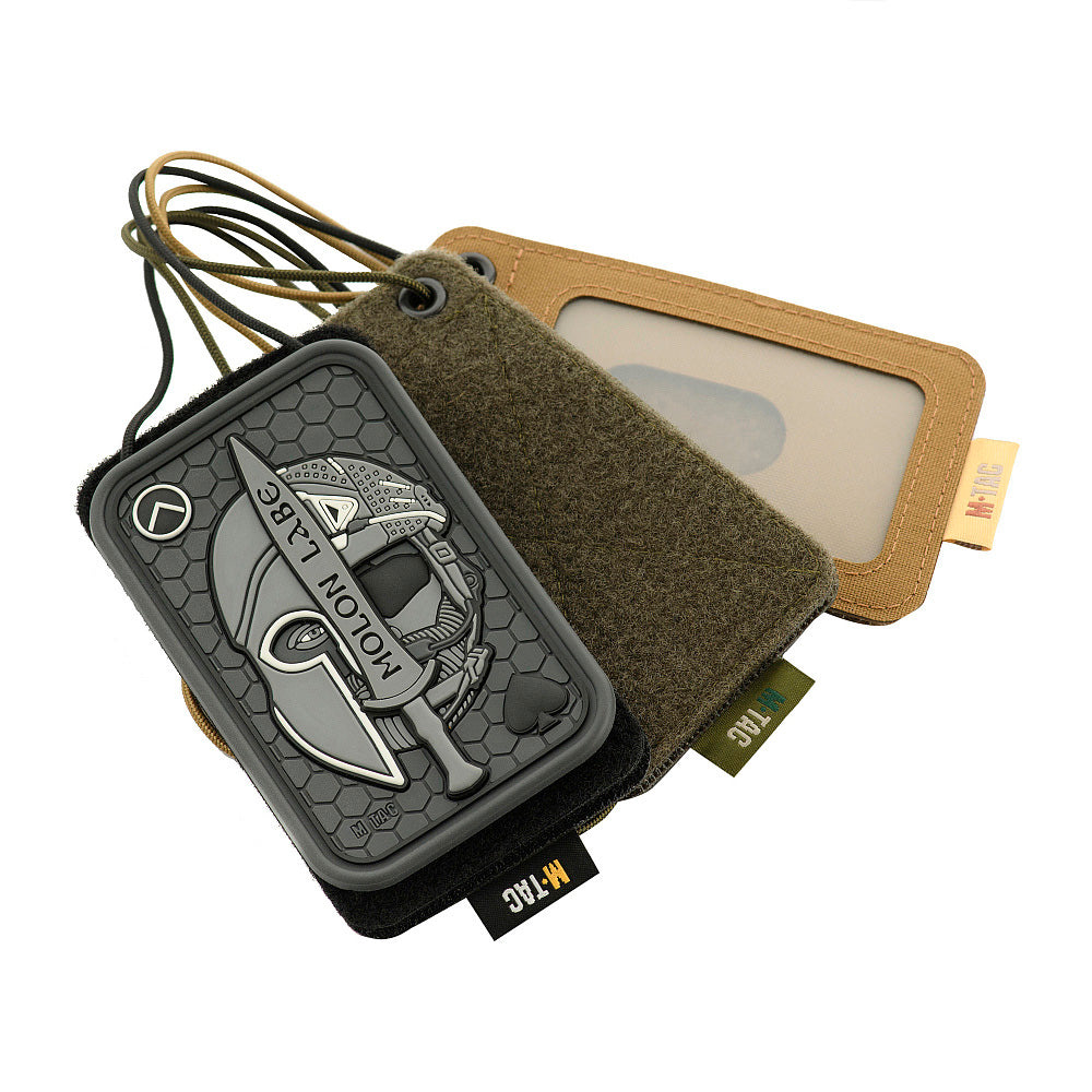M-Tac Tactical Badge Holder Hanging ID Card Case Hook Surface Draw Cord
