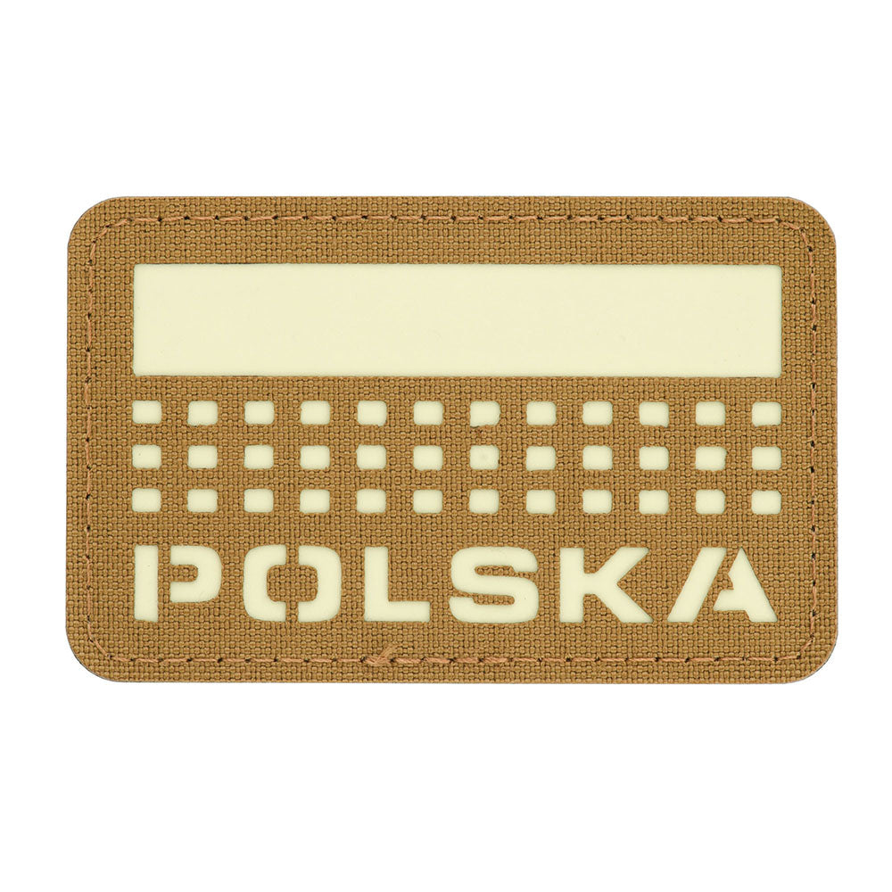 Patch Polska (with flag) 50x80 Laser Cut