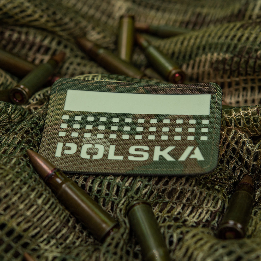 Patch Polska (with flag) 50x80 Laser Cut