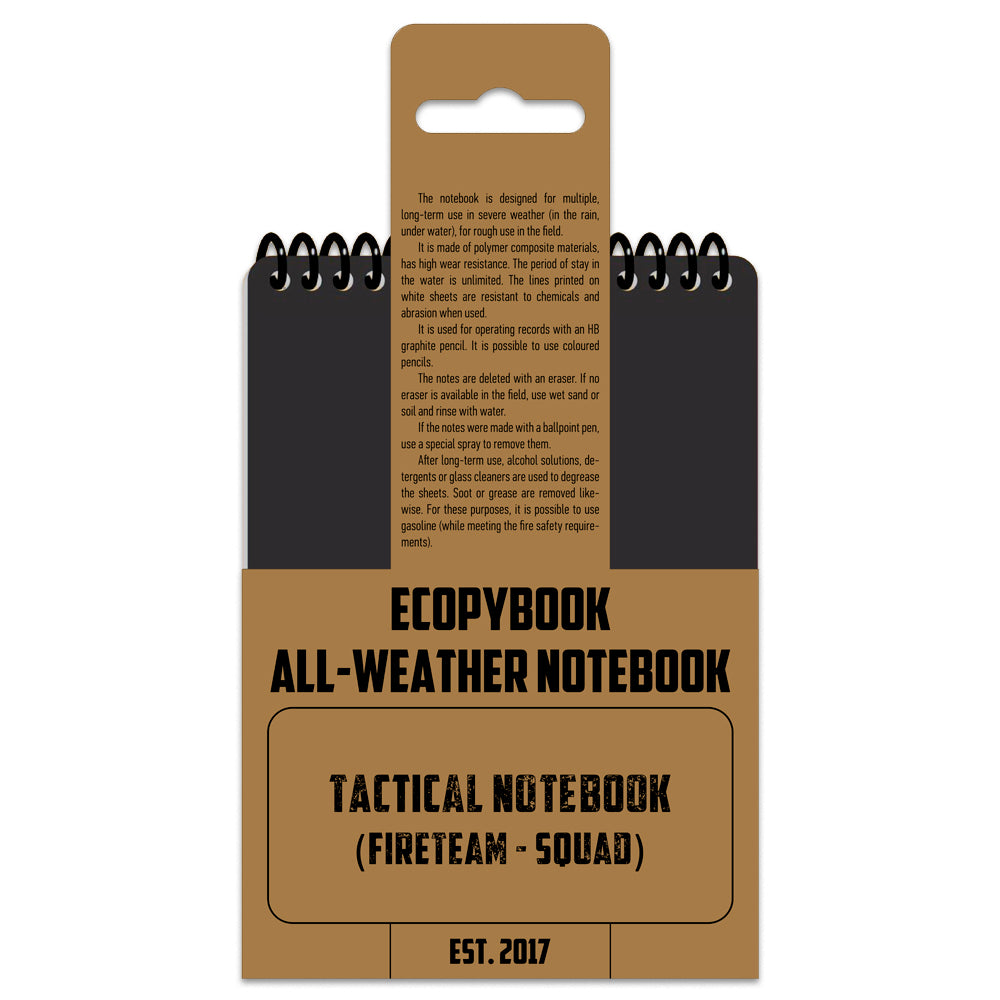 M-Tac Ecopybook Tactical An all-weather notebook (Fireteam-Squad)