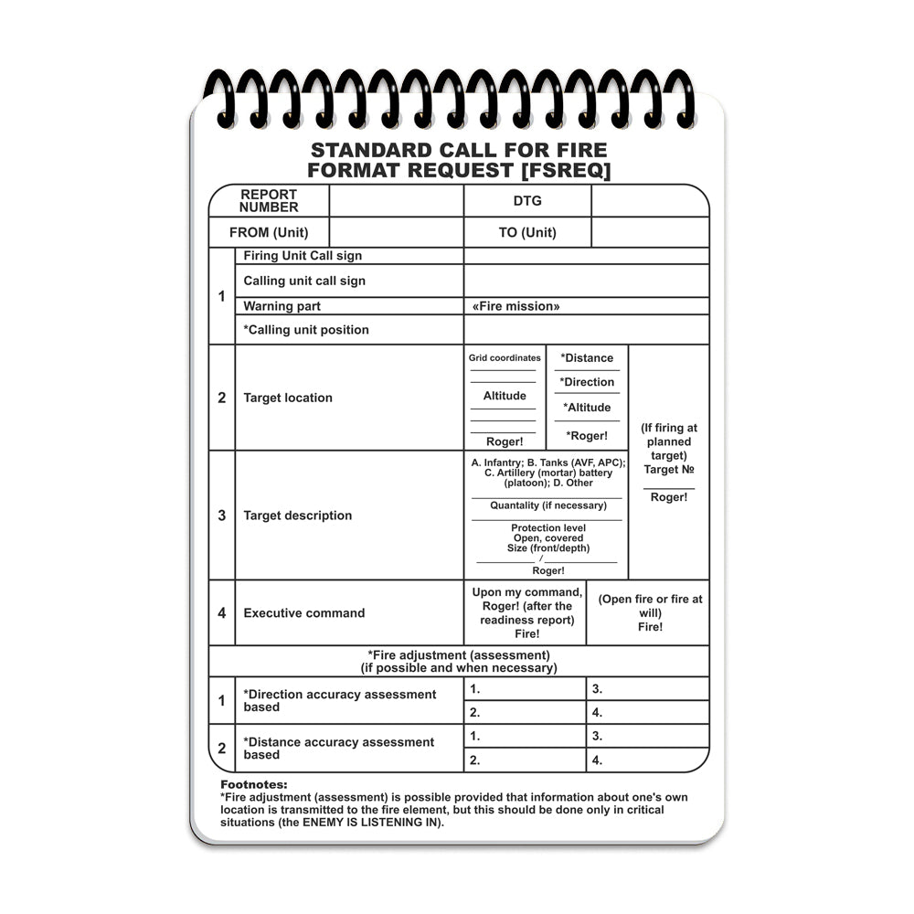 M-Tac Ecopybook Tactical An all-weather notebook (Fireteam-Squad)
