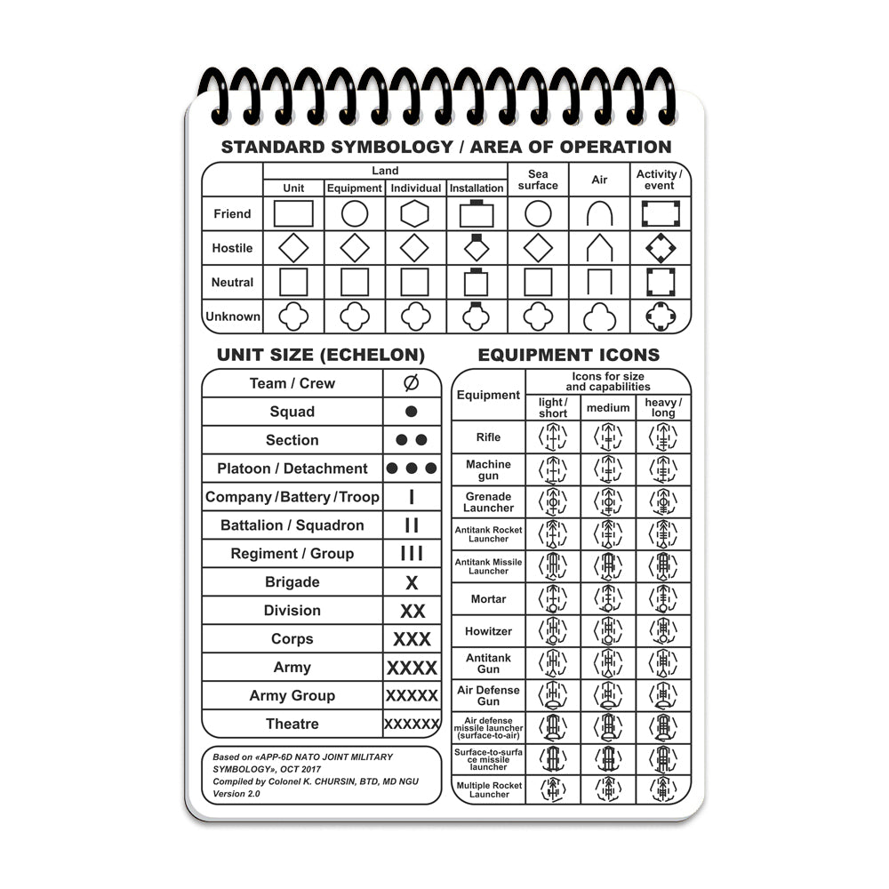 M-Tac Ecopybook Tactical An all-weather notebook (Fireteam-Squad)